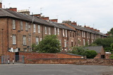 View of the early 19th century terrace row at North Parade from the town green.